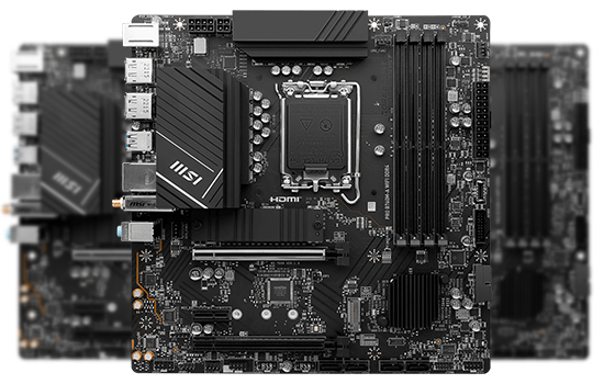 Placa Mãe MSI PRO B760M-A WIFI, Chipset B760, Intel LGA 1700 Placa Mãe MSI PRO B760M-A WIFI, Chipset B760, Intel LGA 1700